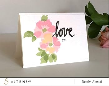AltenewWatercolorFloweスタンプ・ダイ・フォルダーステンシル Watercolor Stripes Stencil – Altenew